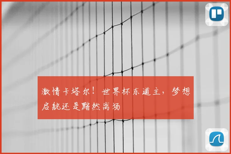 激情卡塔尔！世界杯东道主，梦想启航还是黯然离场